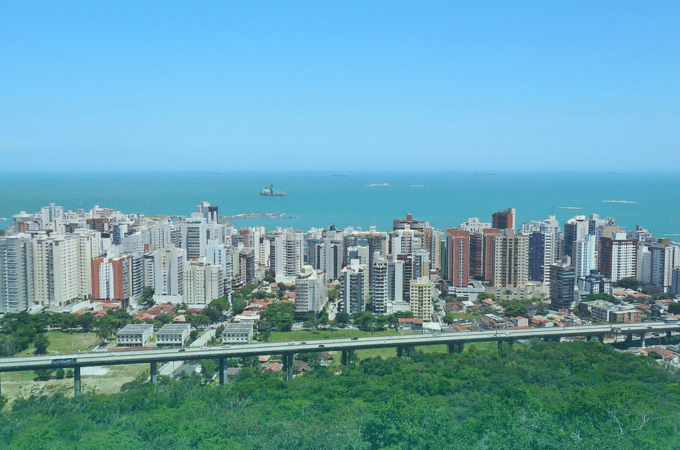 Vista de bairros de Vila Velha