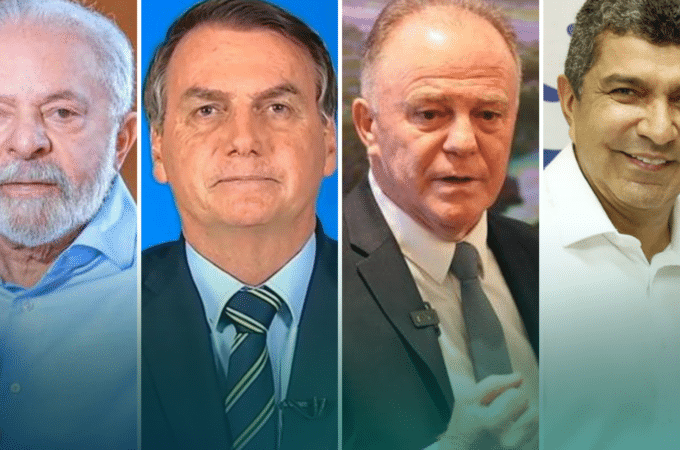 Lula, Bolsonaro, Casagrande e Vidigal