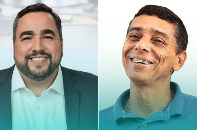 Rodrigo Borges e Zé Preto, candidatos a prefeito de Guarapari