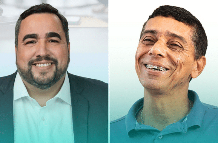 Rodrigo Borges e Zé Preto, candidatos a prefeito de Guarapari