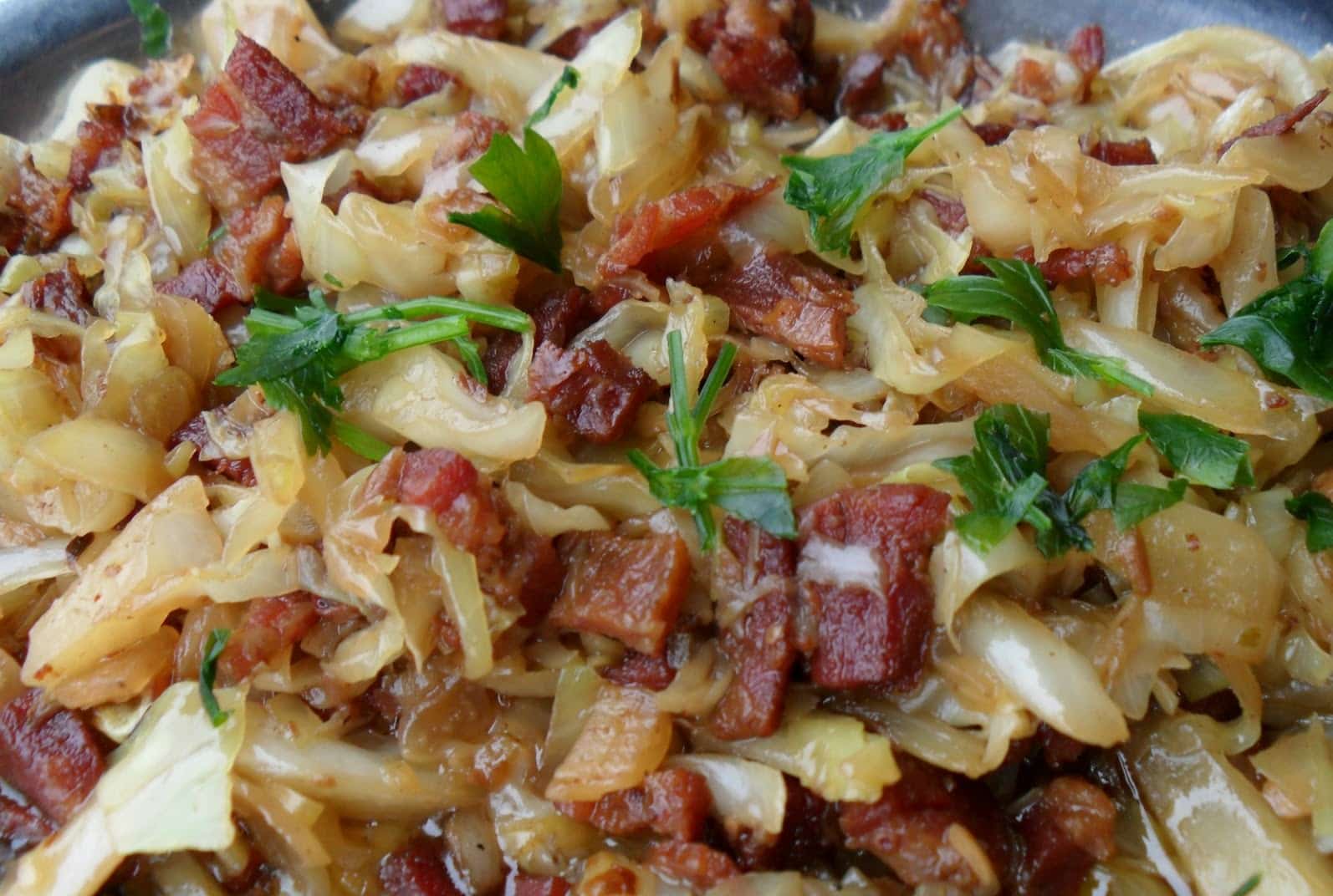 Tá Barato Salada De Repolho Com Bacon Espaço Gourmet