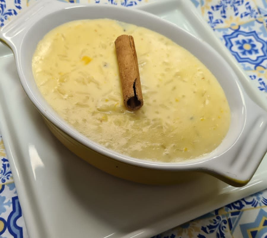 Arroz doce de milho – Rúbia