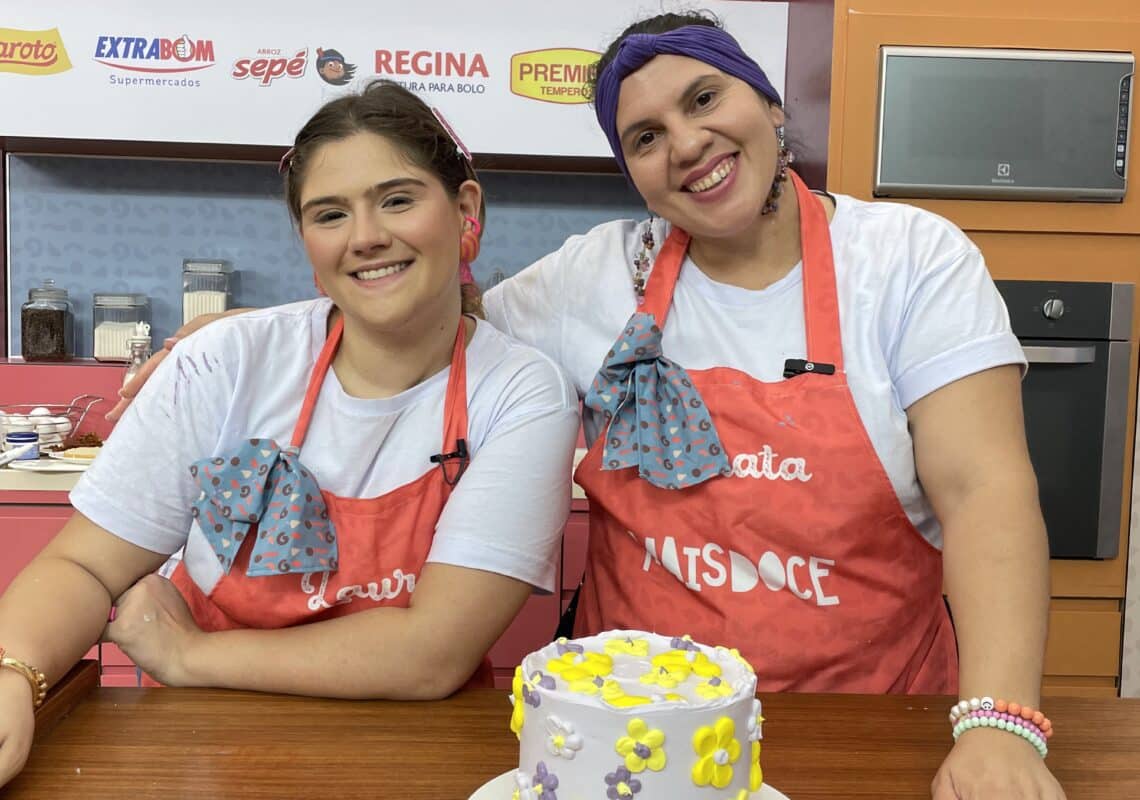 Bolo de brigadeiro de caramelo da Renata e da Laura