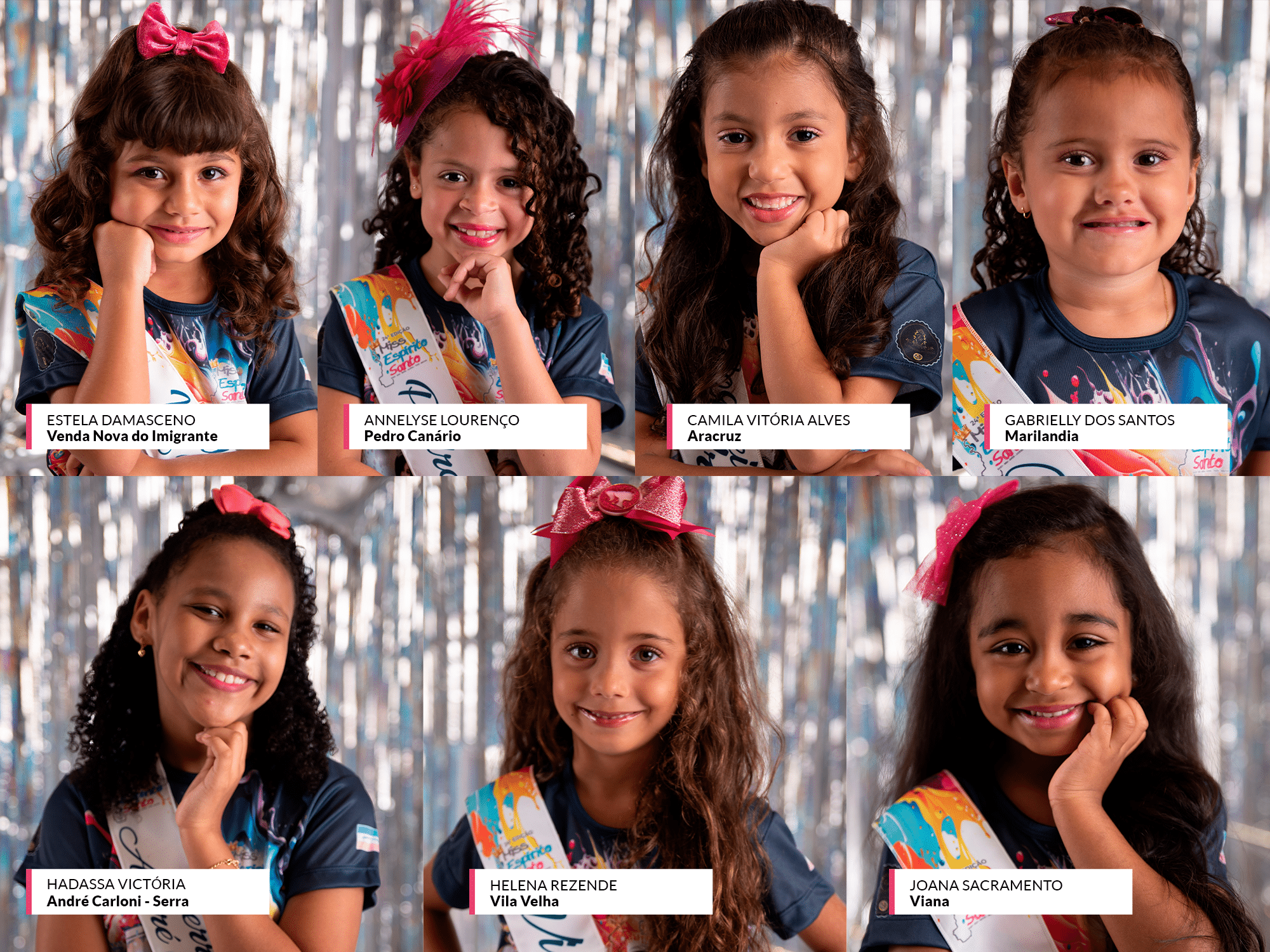 Veja fotos das candidatas ao Miss ES Mini, Mirim, Juvenil e Teen 2024 (Foto: Bhia Correia)