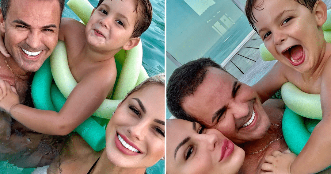 No ES, Eduardo Costa curte "filho" com Mariana Polastreli: "Minha vida" (Foto: Reprodução/Instagram @marianapolastreli)