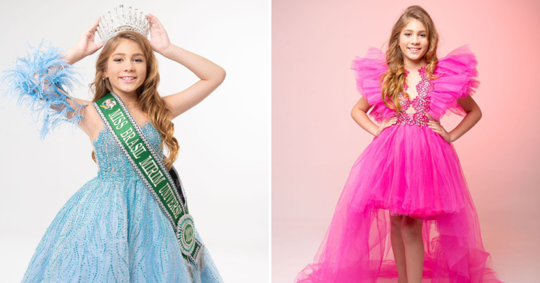 Rumo à Disney Paris: capixaba de 9 anos é eleita a menina mais bonita do Brasil (Foto: Miss ES Mini, Mirim, Juvenil e Teen/Divulgação)
