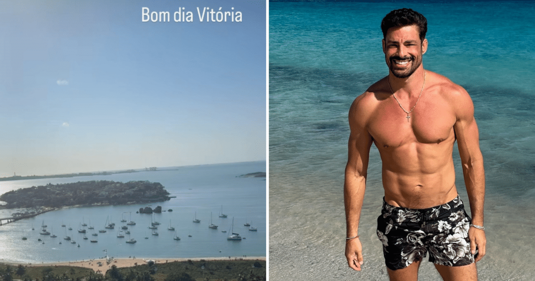 No ES, Cauã Reymond vira garoto-propaganda e se encanta pela Guarderia: "Corpão" (Foto: Reprodução/Instagram @cauareymond)