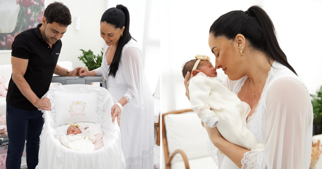 Graciele Lacerda: "Eu e Zezé estamos apaixonados pela Clara, não vejo a hora de levá-la ao ES" (Foto: Reprodução/Instagram @gracielelacerdaoficial)