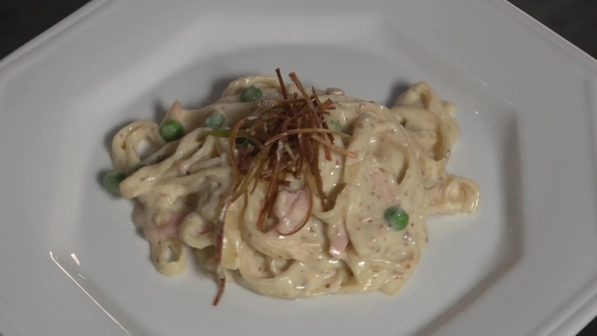 Fettucine a parisiense