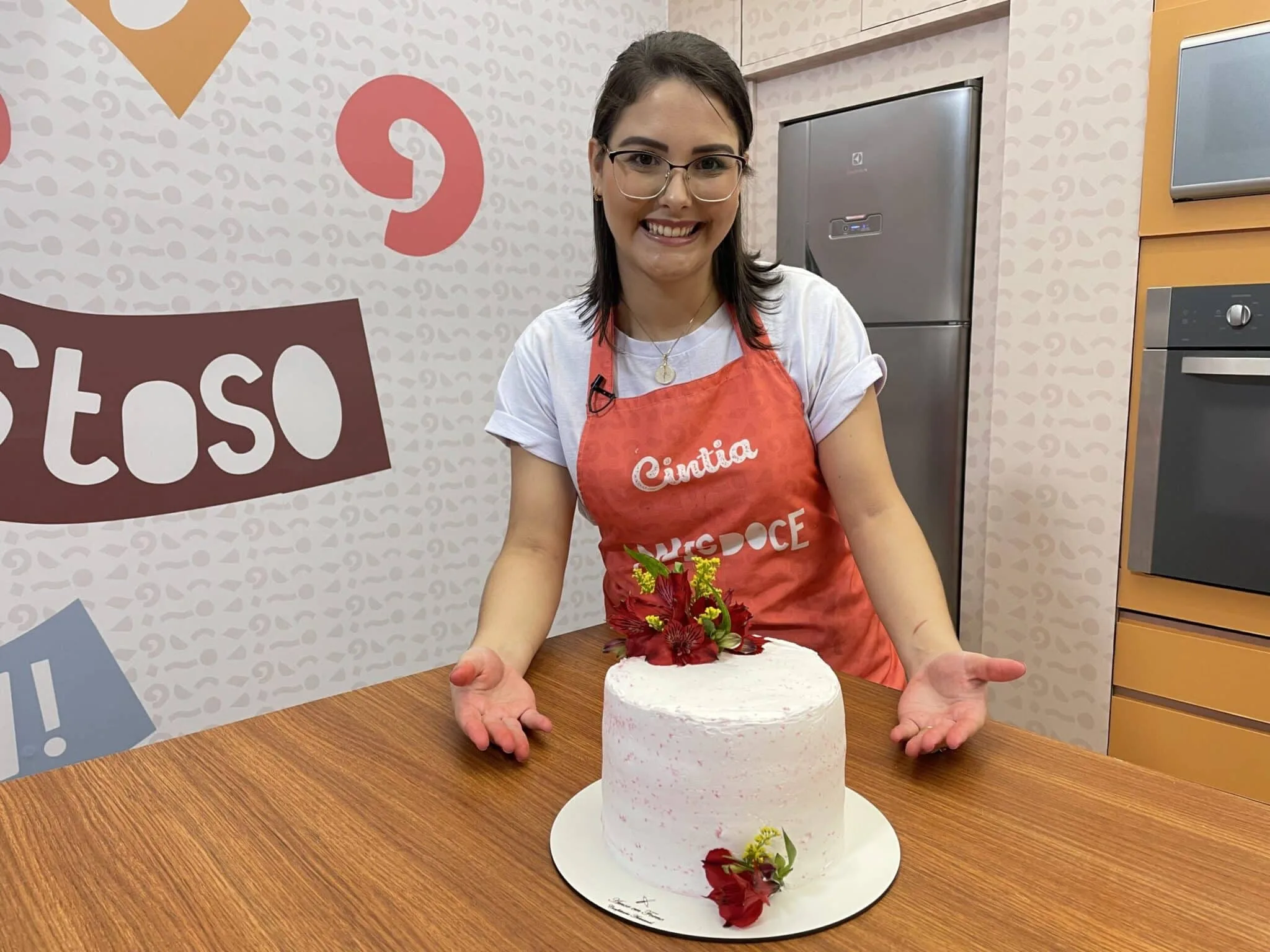 Bolo Red Velvet com toque de limão da Cíntia